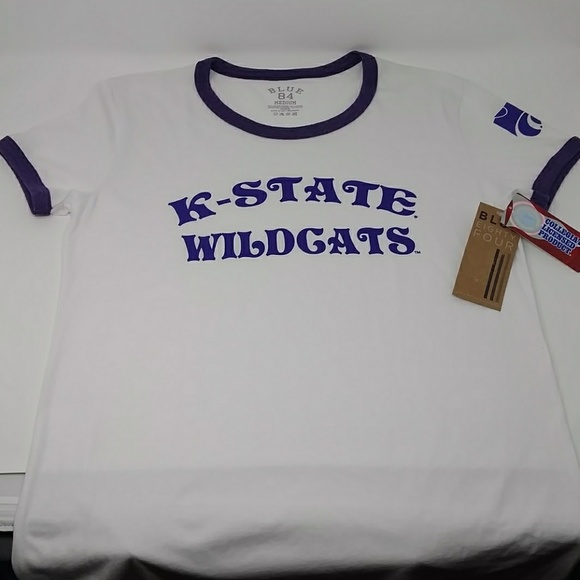 NCAA Tops - BLUE 84 NCAA Women's Vintage Supima Ringer Tee